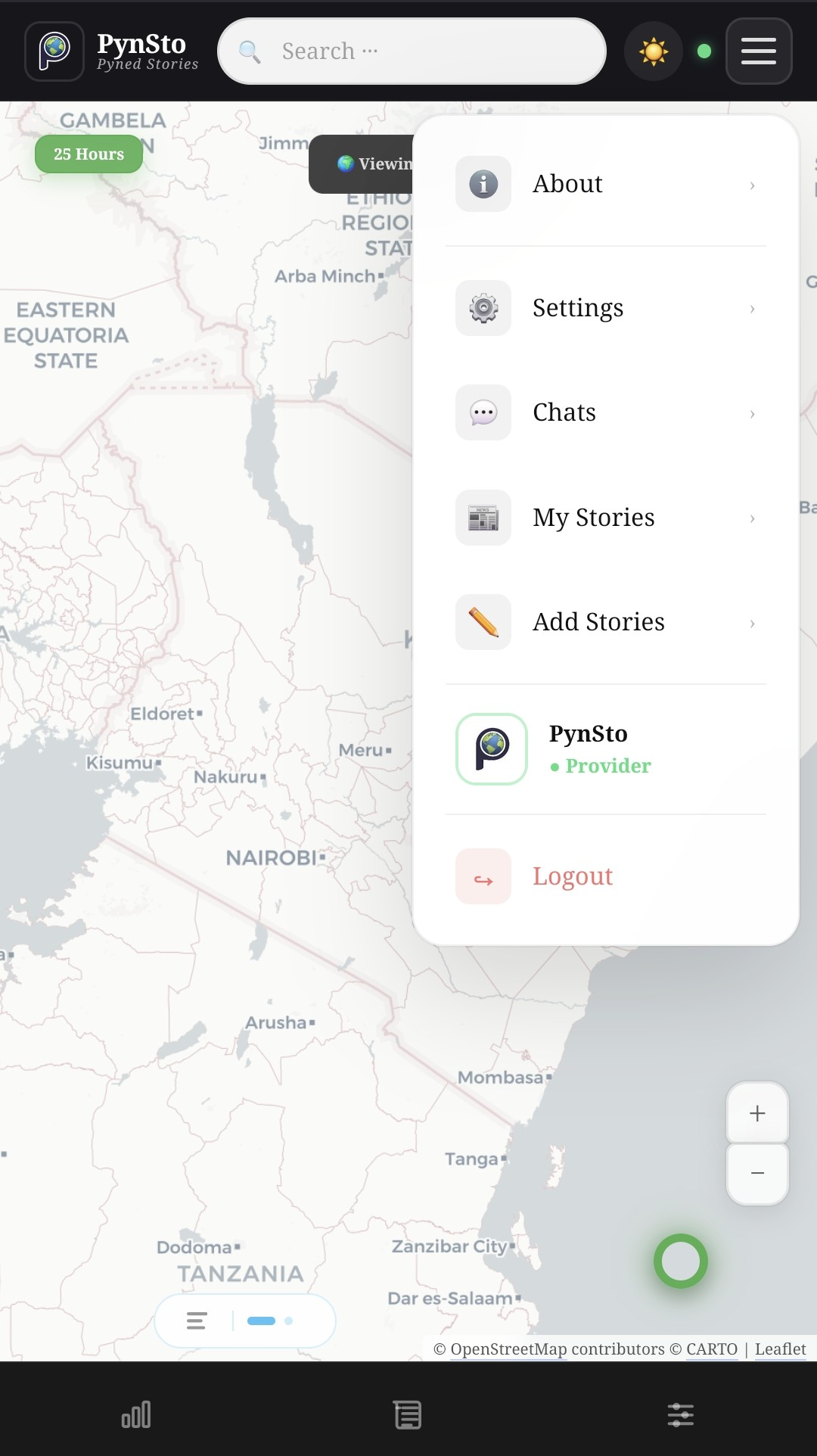 Mobile UI