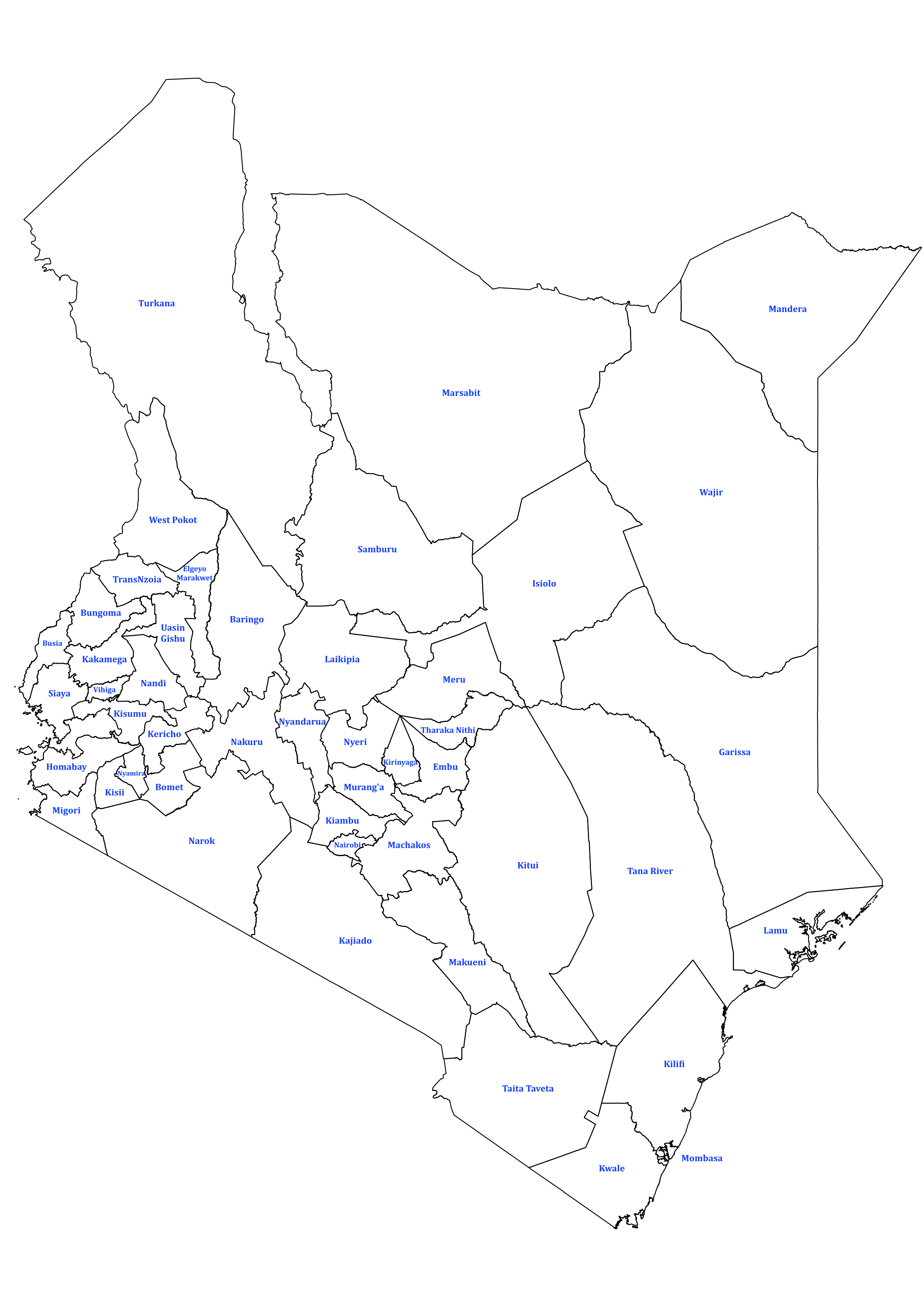 Kenya counties