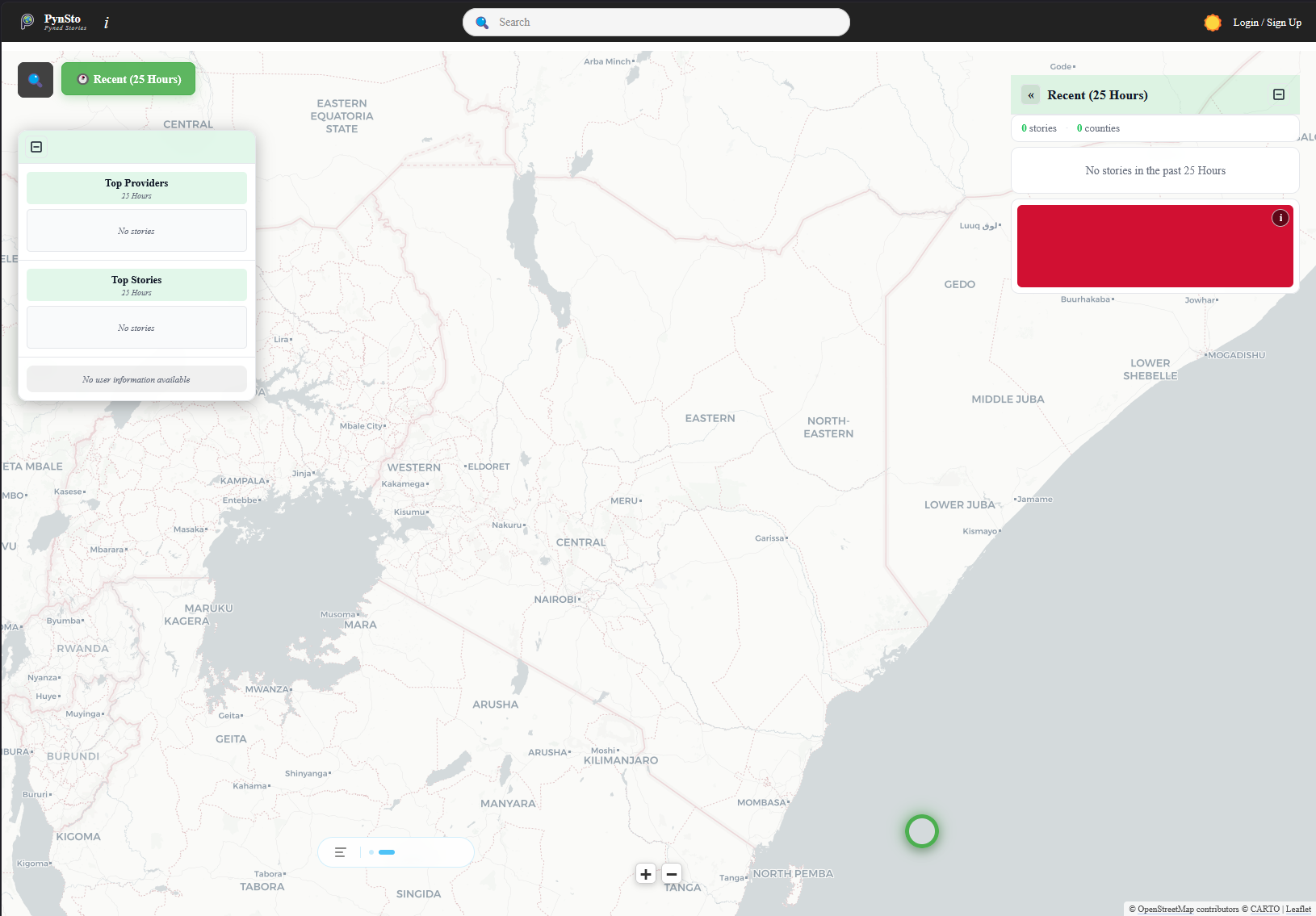 Interactive map